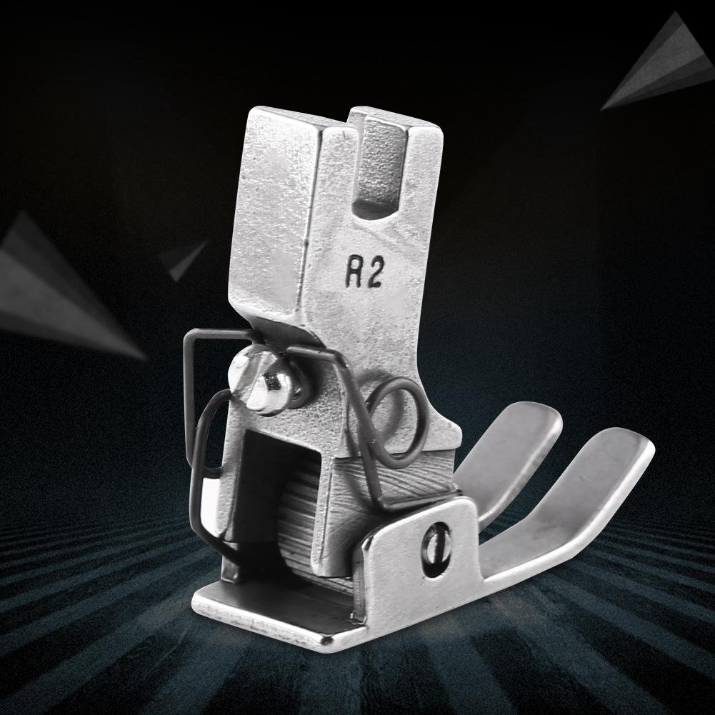 Industrial Flat Bed Sewing Machine Part Durable Steel Roller Presser Foot For Thick Fabric