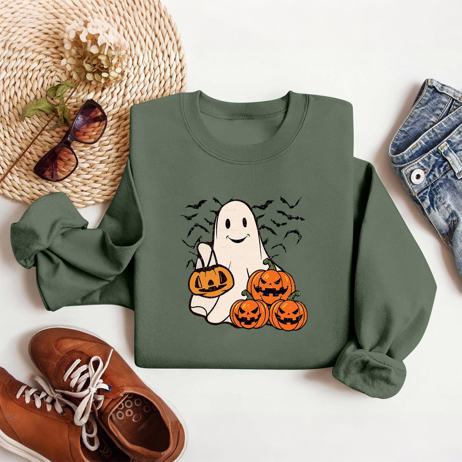 

Женские топы Женский свитшот с длинным рукавом Повседневный с круглым вырезом Свободного кроя Пуловер Флисовые топы L зелёный