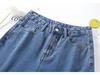 Women's Plus Size High-Waisted A-Line Denim Shorts - Summer Casual, Mid-Length, Loose Fit, Wide-Leg.
