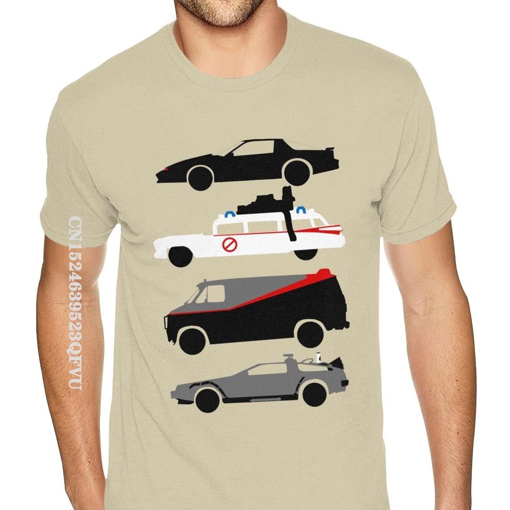 80s Car Tee Shirts Kawaii  Halloween Oversized T Shirts Harajuku Boyfriend's Plus Size T-Shirts