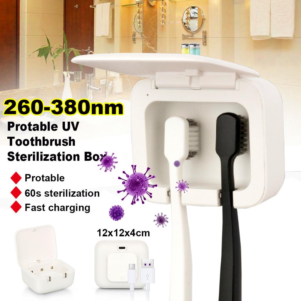 Buy H001/H002Couple Pack UV Light Ultraviolet UV Light Toothbrush Holder Disinfectant Automatic