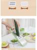 Multifunctional Vegetable and Potato Slicer, Shredder, and Julienne Grater with Kitchen Inserts