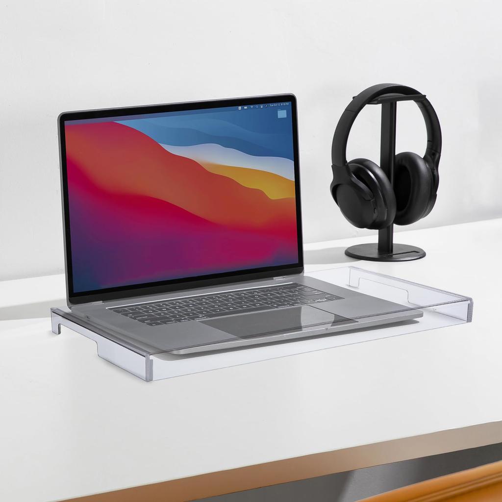 Ciieeo Gaming Laptop Keyboard Cover Acrylic 14 Inch Rectangle Transparent Stain Prevention Dust Protection Dust Cover Protector Thin Protective Cover