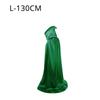 Unisex Black Hooded Cloak Witch Cosplay Accessories Costumes Masquerade Family Celebration Decor Halloween Party Cosplay Costume