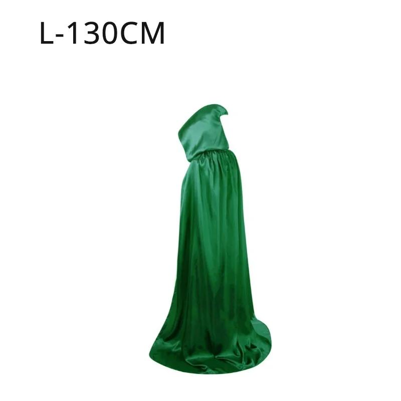 Unisex Black Hooded Cloak Witch Cosplay Accessories Costumes Masquerade Family Celebration Decor Halloween Party Cosplay Costume
