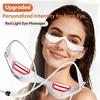 3D Eye Massager Electric Under-Eye Massager EMS Eye Massager Eye Fatigue Relief Red Light Eye Massage Glasses