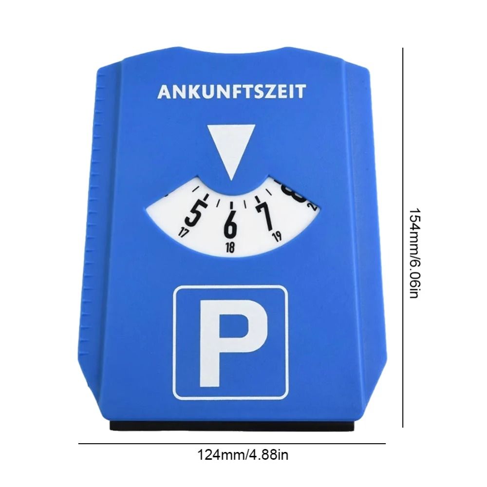 PS Material Parking Timer German STVO Regulation Time Display Disc Parking Meter  Snow Removal