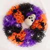 Halloween Mesh Ribbon DIY Wreath Bow Ribbon Gauze Halloween Party Decorations for Home Front Door Wreaths Decorations Supplies