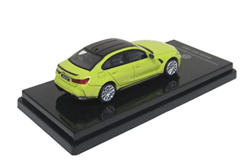 PARAGON Scale BMW M3 G80 Sao Paulo Yellow RHD Miniature Car 1/64