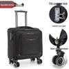 18" Carry-On Suitcase with Universal Wheels, Business Password Case, Lightweight 16", 14", 20" Travel Suitcase, Compatible with Spring Airlines
