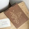 Custom Wooden Printed Wedding & Birthday Guest Signature Book