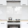 Kitchen Backsplash Transparent 70 X 60 Cm Tempered Glass
