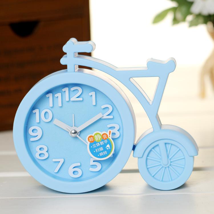 Three-dimensional Digital Silent Alarm Clock Creative Children's Student Bedside Bedroom Desktop Clock Clock