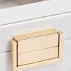 Jewelry Box Dresser Table 4 Layer Multifunction Storage Case with Compartments for Pendants