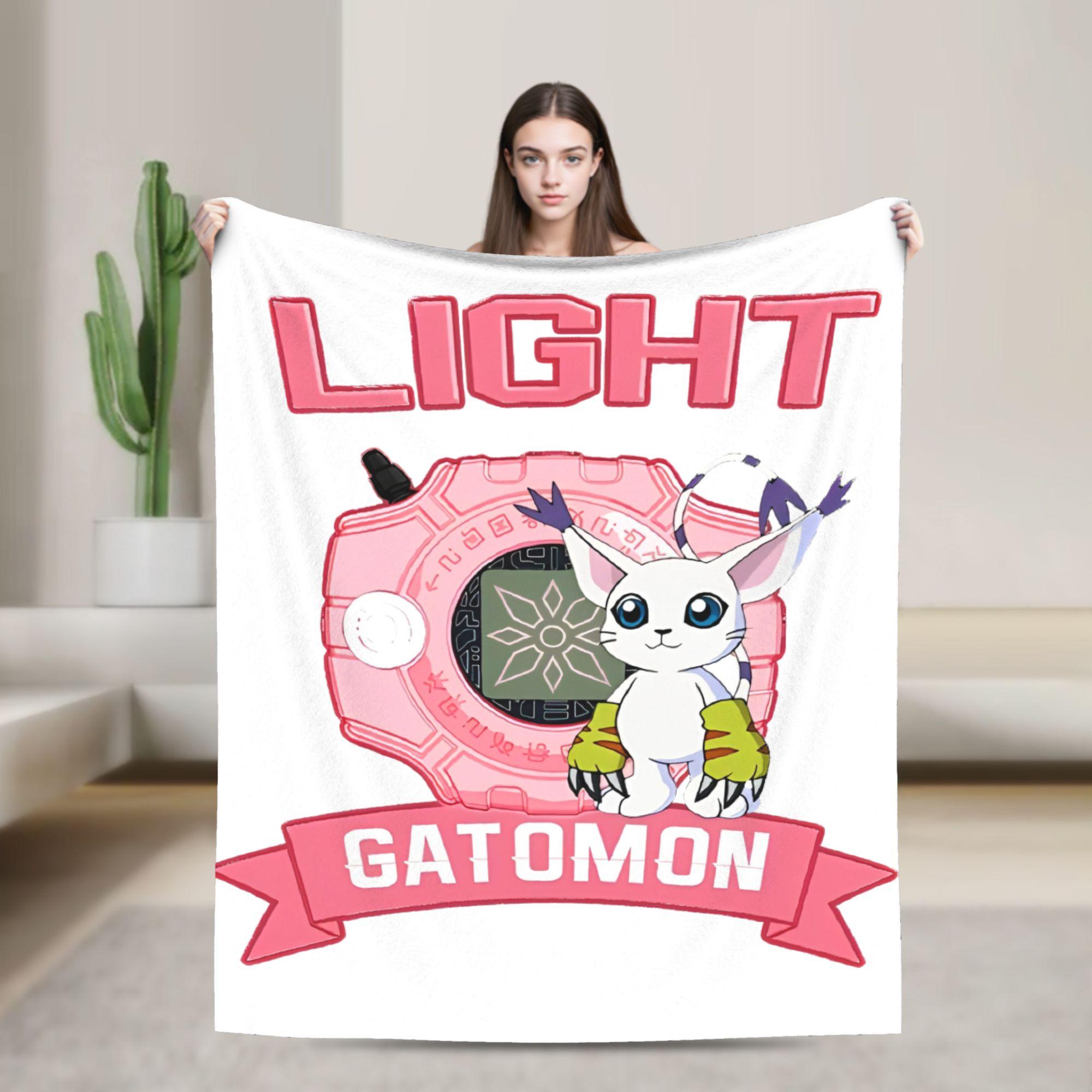 

Digimon Beelzemon Fullcolor Blankets Fuzzy Funny Warm Throw Blankets for Bedspread Autumn/Winter 75x90cm