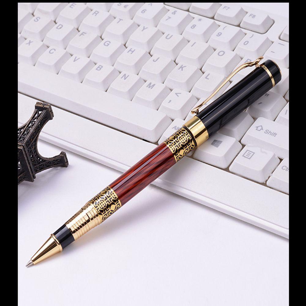 Writing Stationery Office Business Writing Vintage Calligraphy Redwood Fountain Pen Luxury Metal
