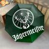 Jägermeister Emblem Glow Folding Umbrella Durable Suitable for All Seasons Outdoor Umbrella Travel
