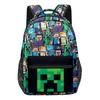 (13) Rucsac școlar Minecraft cu două fețe Cadou pentru copii