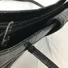 GENUINE CROCODILE SKIN KAIYO Handbag & Long Wallet Black Crocodile Leather Purse(USED)