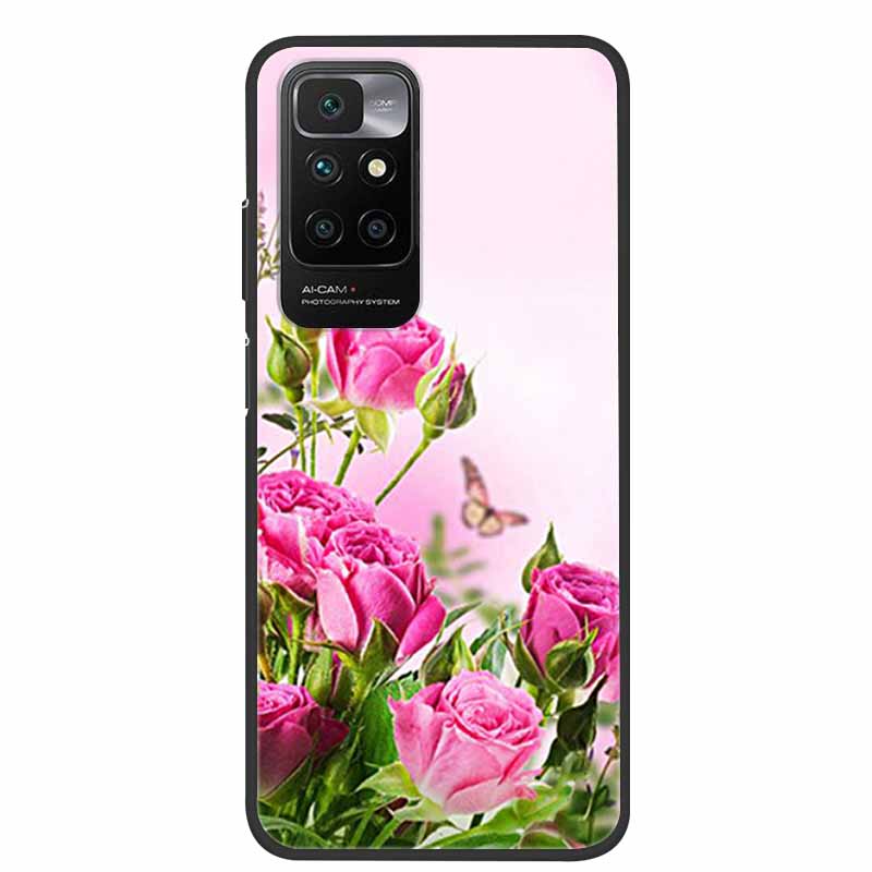 Für Xiaomi Redmi 10 Hülle Stoßfest Weiches Silikon TPU Rückabdeckung Für Xiaomi Redmi10 Handyhüllen Redmi 10 Prime 2022 Süße Cartoon