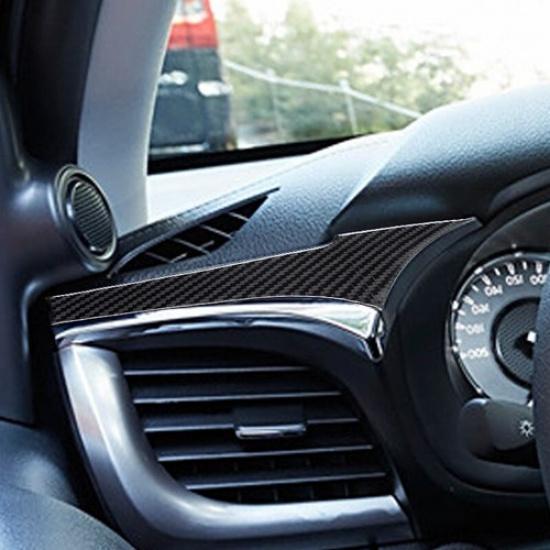 Carbon Fiber Above Driver Side Air Vent Cover Trim For Toyota Hilux 2015-