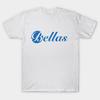 Men Black Print T-shirt Barden Bellas Wordmark (Blue) No-Cut Transfer Paper Print Cotton Tshirt