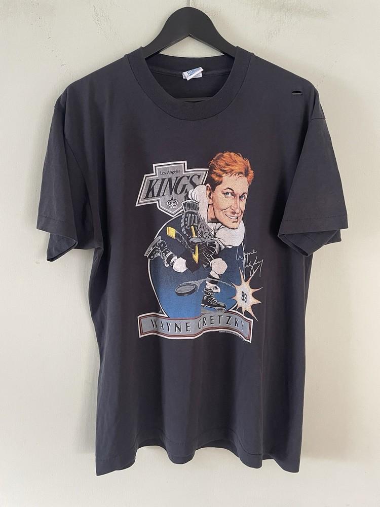Vintage NFL 1988 Low Angels Kings Graphic T Shirt Wayne Gretzky Unisex T-Shirt