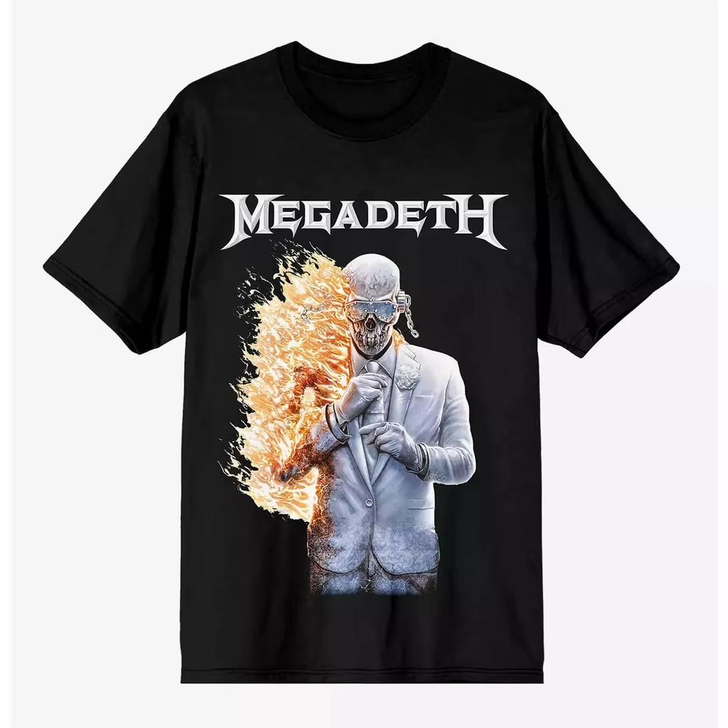 Megadeth Nuovo Album Tour 2026 Grafica Cotone Unisex Maglietta Estate Girocollo Unisex Stile Hip Hop Y2k T-shirt a Manica Corta Regalo per Fan