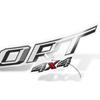 2 Pcs Waterproof PVC Decal Car Body Fender Rear Trunk Sport 4X4 Graphics Sticker