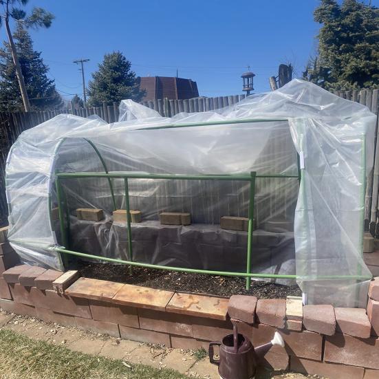 Drivhusplastark Kraftig Klar Polyetylenfilm UV-bestandig Drivhusdekkpresenning for Utendørs Bøylehus Hage Gård Landbruk