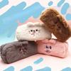 Pupu Bear Plush Pencil Case With Large Capacity For Students And Kids