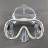 Large HD Diving Snorkel Mask | Adult Tempered Glass & Silicone Face Gear