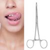 Stainless Steel Reusable Body Piercing Pliers - Tongue Piercing Bead Clamping Tool, Professional Body Piercing Supply