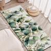 1Pcs Pastoral Style Fresh Eucalyptus Leaf Floor Non-Slip Washable Area Rug Runner for Entryway, Living Room, Bedroom & Patio