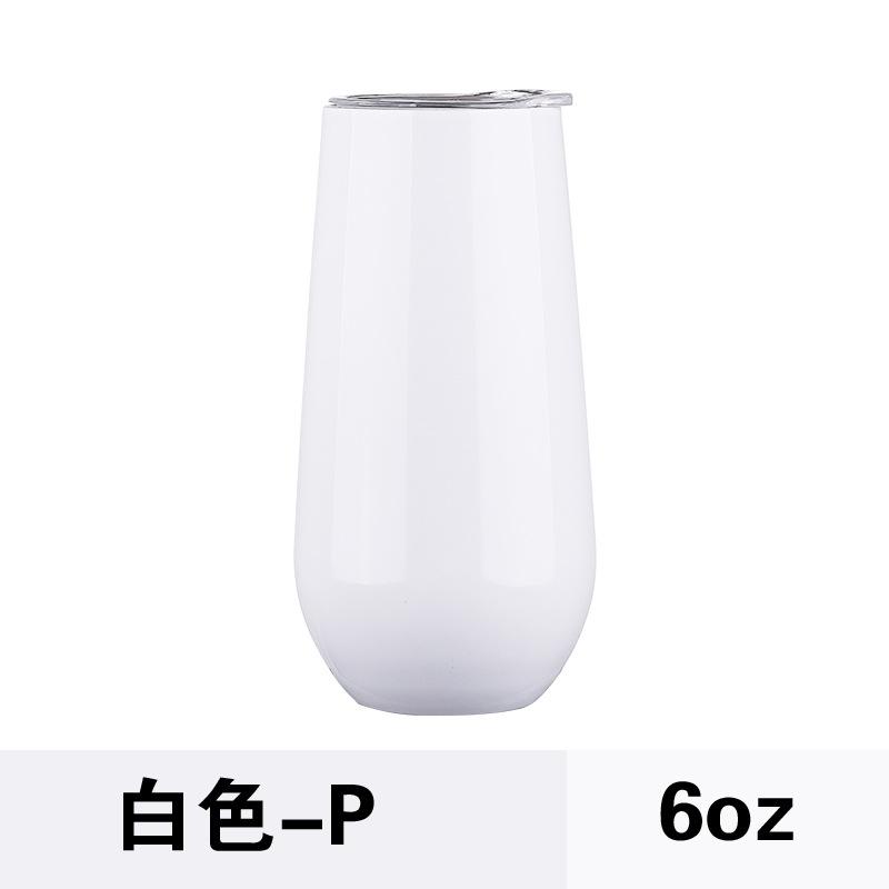 Double Wall U Shape Stainless Steel 6oz Coffee Mug Drinking Wine Mug 180ml Insulated Thermos Vacuum Cups