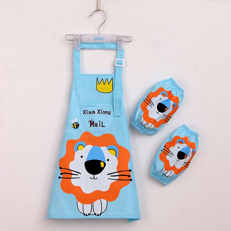 Tablier imperméable, vêtements de dessin pour enfants, élèves du primaire portant des couvertures de cuisine, vêtements de protection pour le dessin des hommes et des femmes de la maternelle