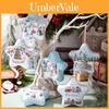 Christmas Candy Box Storage Tin With Hanging Rope For Holiday Decor