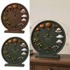 Regalo per Amanti dell'Autunno Calendario Mensile Stagionale in Legno Decorazione, Orologio Stagionale Perpetuo Rotondo in Stile Rustico, Decorazione Zucca Ornamento da Tavolo per le Quattro Stagioni