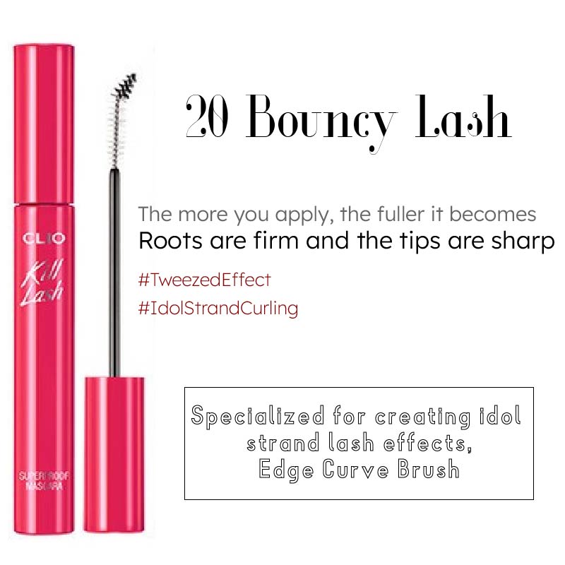 [Clio] Kill Lash Superproof Mascara 7g ( Langanhaltendes Volumen & Volumen-Curling & Scharfer Schwung & Sprungkraft & Entferner 8,5g ) kein Kasten
