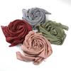 Versatile Solid Chiffon Scarf 90cm Square Headscarf For Women