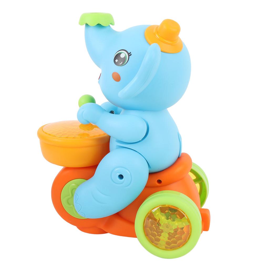 Elephant Electric Car Toy Educational Music Light Effect Walking Elephant Electric Car Musical Toy w