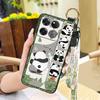 Cute Shockproof Phone Case For OnePlus/1+Ace 5G Racing Edition Cartoon Panda Protective Back Cover Kickstand Anti-knock