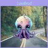 Cute Acrylic 2d Octopus Car Decoration Hanging Pendant For Christmas Tree Backpack Keychain