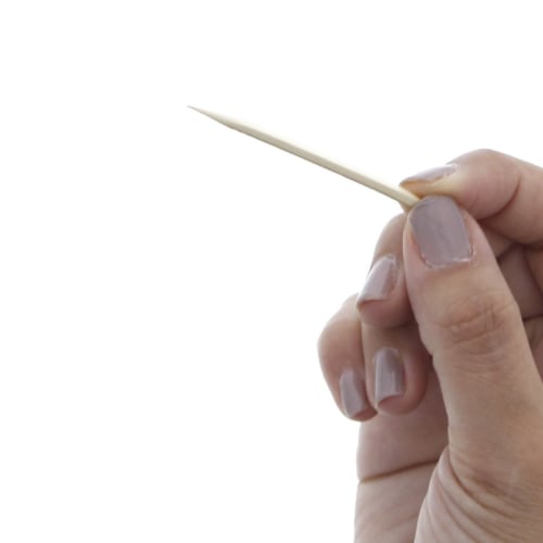 Yamato Bussan Toothpicks SC Black Letter Container