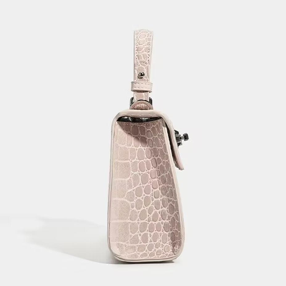 New Niche Design Crocodile Embossed Luxury Sophisticated Versatile Crossbody Shoulder Handheld Bag for Women