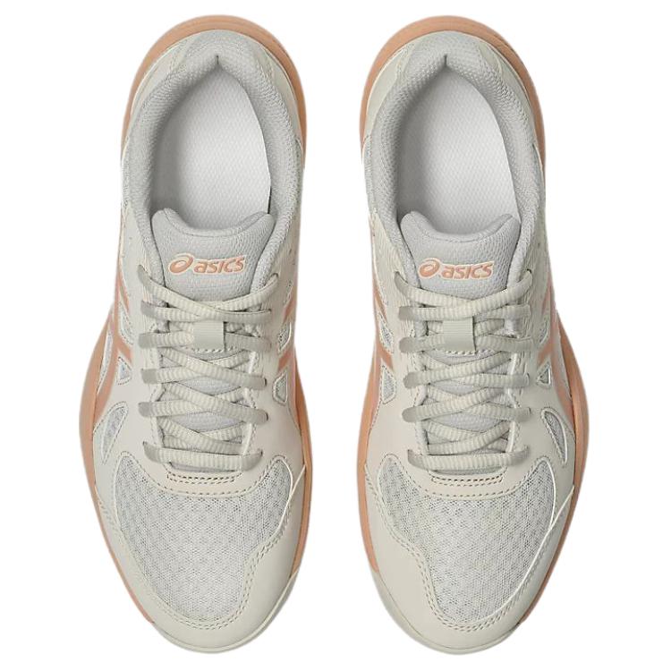 Asics Scarpe da allenamento indoor Upcourt 6 Comode Resistenti Ammortizzazione Traspiranti Scarpa da ginnastica da donna Beige 1072A107-250