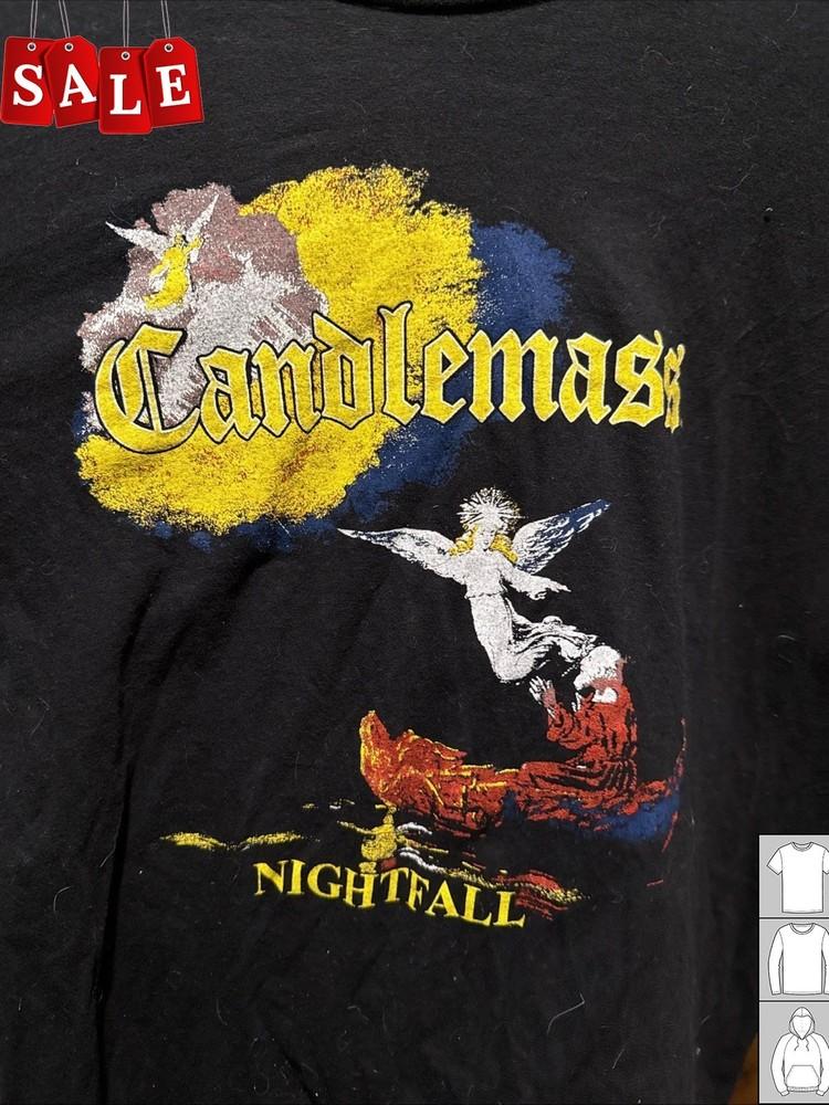 

Hot Candlemass Nightfall Gift For Fans Black S235XL TShirt LL521 Unisex T-Shirt XL
