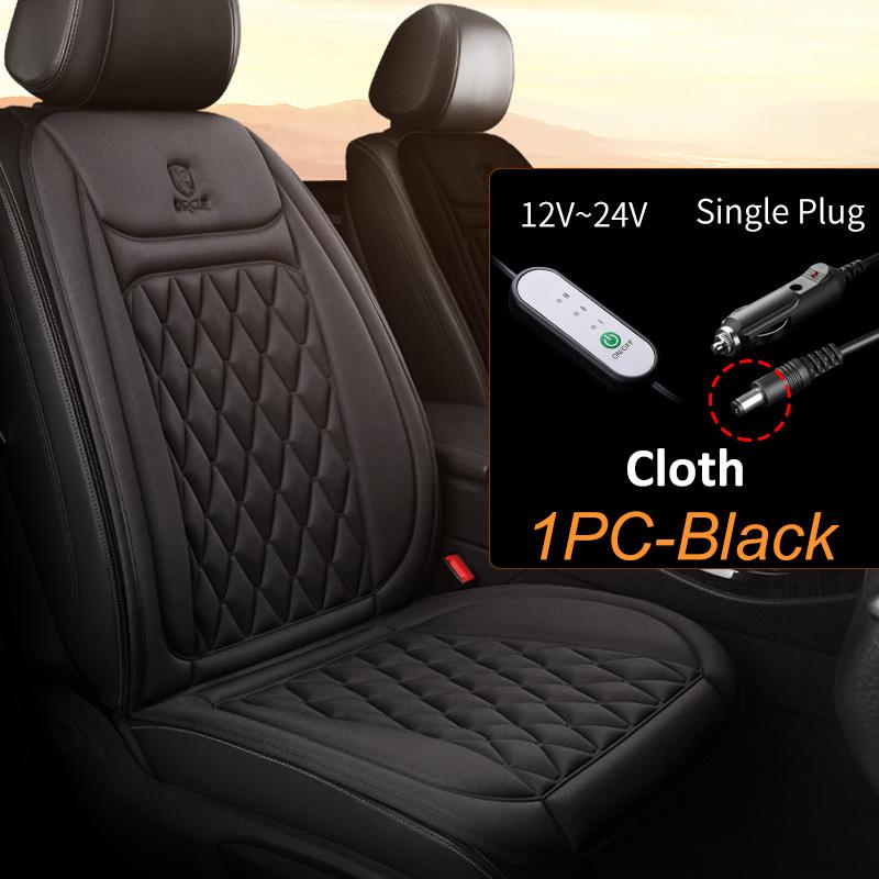12/24V Heated Car Seat Cover Electric Car Seat Heating Pad Warm Winter Heated Seats Cushion Universal Automobile Seat Covers