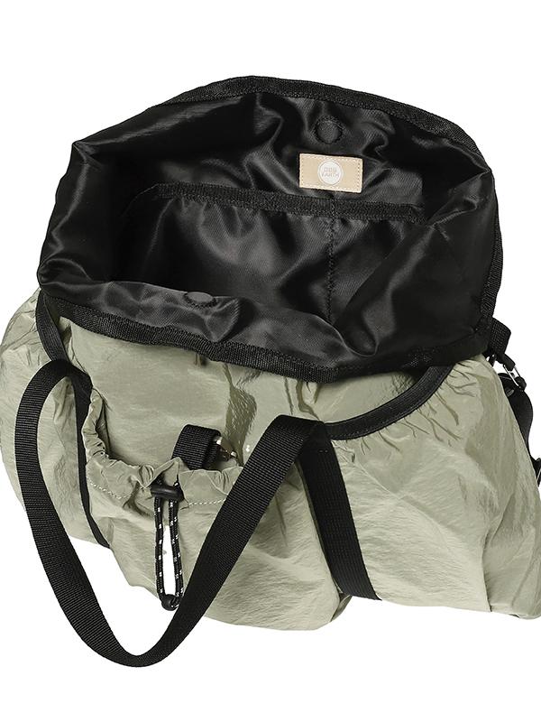 Bibissieoseu Light String Pocket Shoulder Bag_Ash Khaki