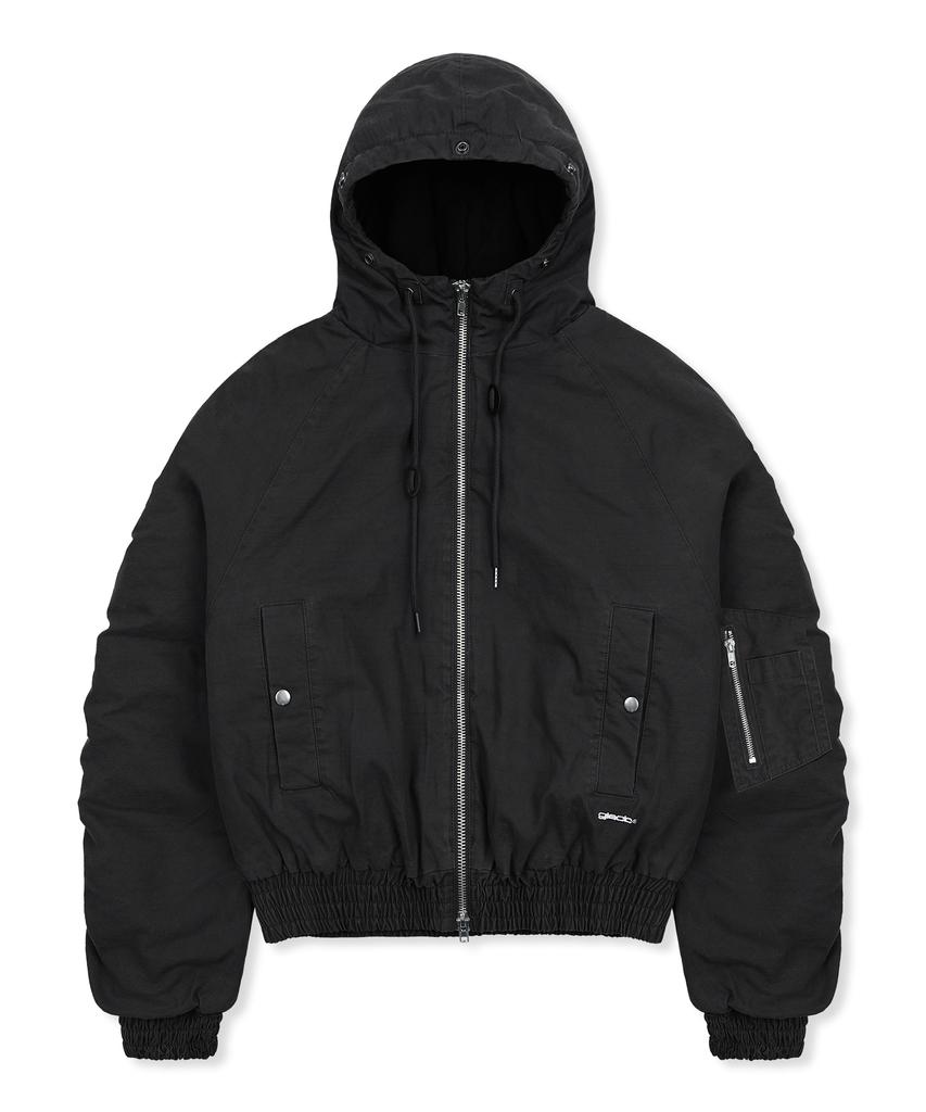 Glack Gj098 Rusty N2B Short Parka (Black)